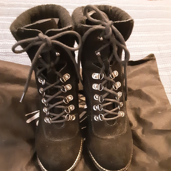 Envy black lace suede boots 029 - Picture 2 of 10